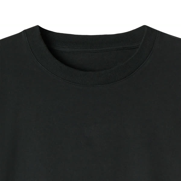 Gros plan sur la maille dense du coton coréen 360 g du T360